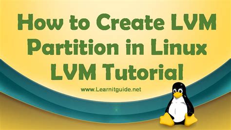 Partition Type Linux Lvm