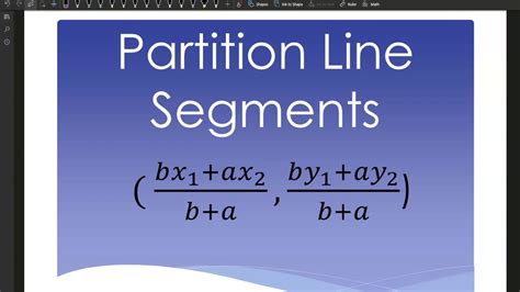 Partitioning A Line Segment Jmap
