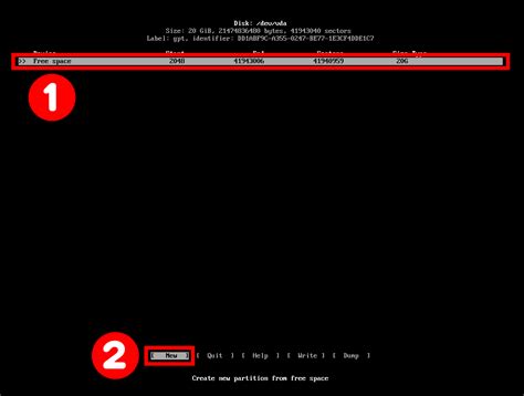 Partitioning Void Linux