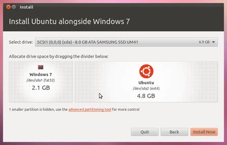Partitions Required For Ubuntu