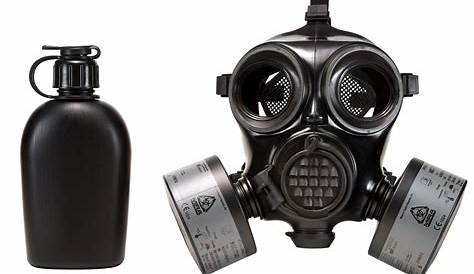 Gas Protection Mask Single/Double Filter Gas Mask Protection Antivirus