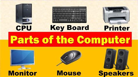 parts of a computer with their functions