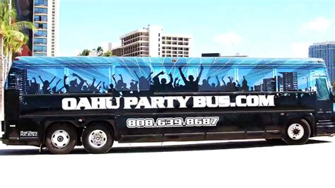 Luxury Party Bus Hawaii Oahu's Finest Party Bus