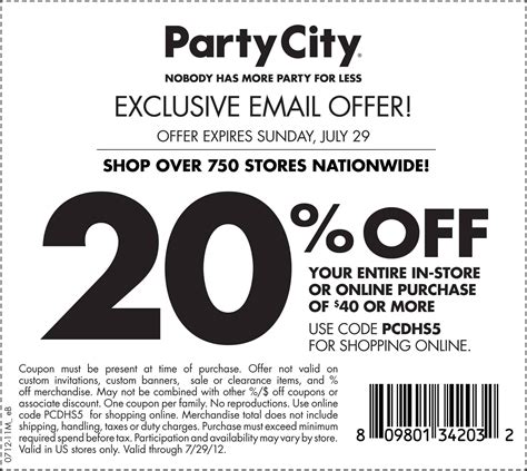 Save Money On Your Next Party With Party City Coupon Codes