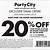 party city discount code