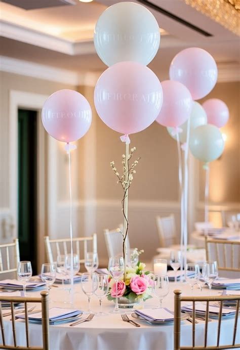 Party Balloon Table Decorations