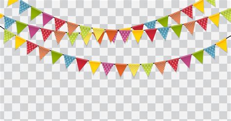 Party Flags Vector