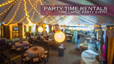 party time rental and events