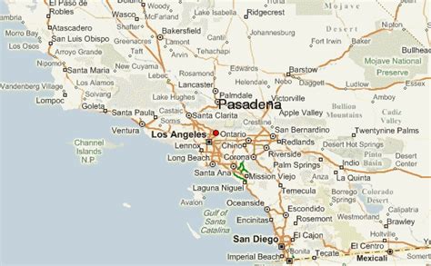 Pasadena Usa Map Google