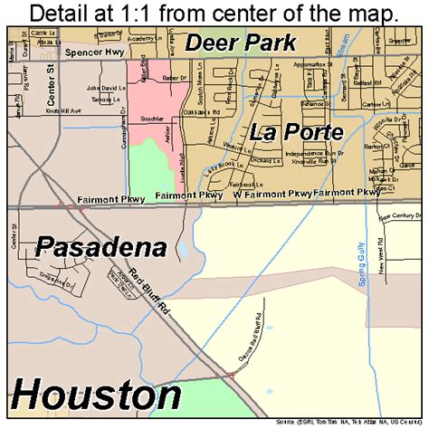 pasadena texas street map