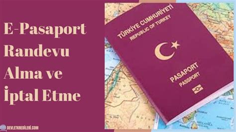 pasaport randevu e devlet