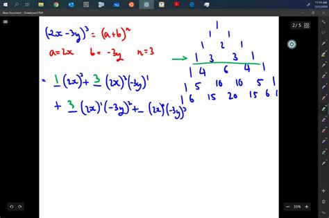 pascal's triangle exam questions
