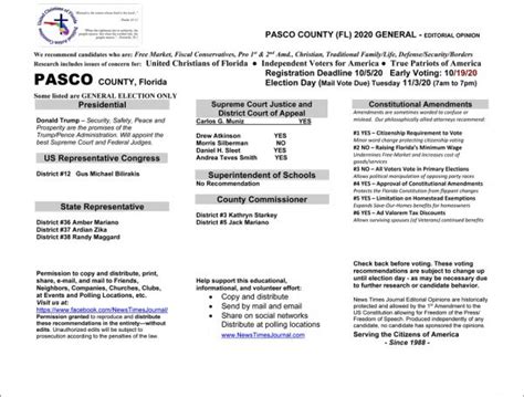 pasco county voter registration change