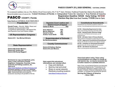 pasco county voters guide