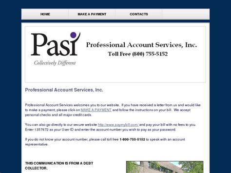 pasionline pay bill