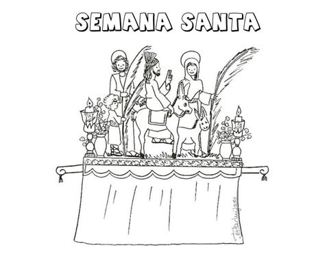 pasos de semana santa dibujos