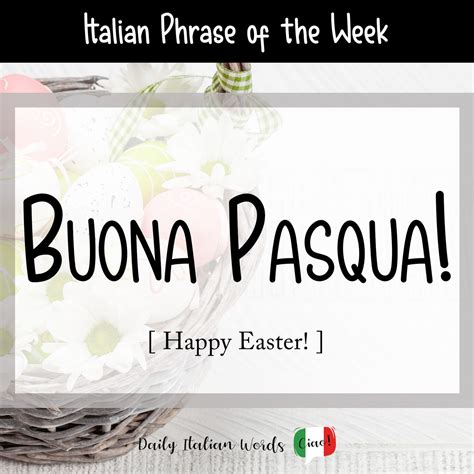 pasqua meaning in italian