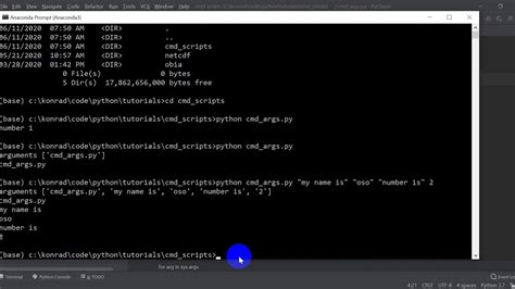 pass variable to python script from command line