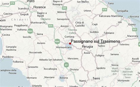 passignano sul trasimeno mappa