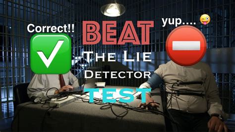 passing a lie detector test