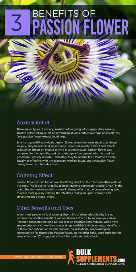 passion flower dose for anxiety
