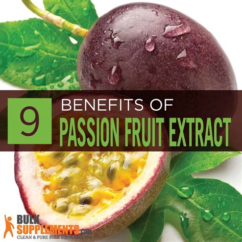passion fruit extract benefits