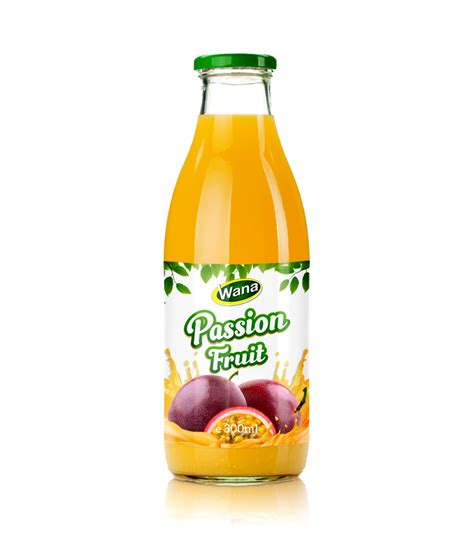 passion fruit juice bottle