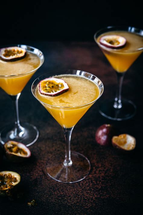 passion fruit martini glasses