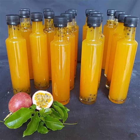 passion fruit syrup drinks