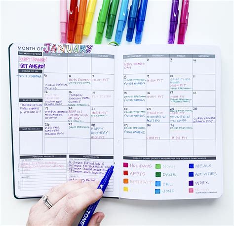 passion planner academic calendar
