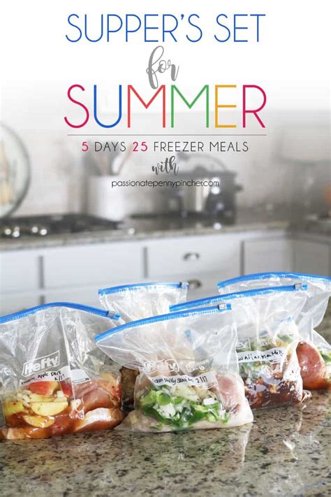 passionate penny pincher freezer meals