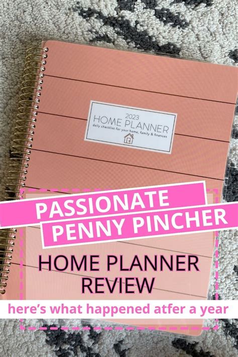passionate penny pincher home planner review