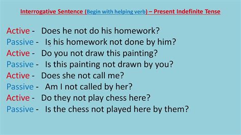 passive voice interrogative examples