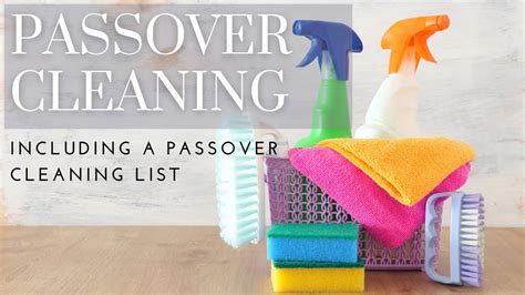 passover rules for cleaning