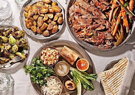 passover seder meal image