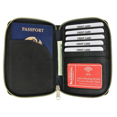 passport and credit card wallet