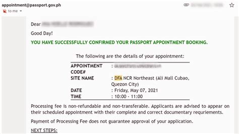 passport confirmation number