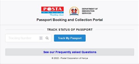 passport postal tracking