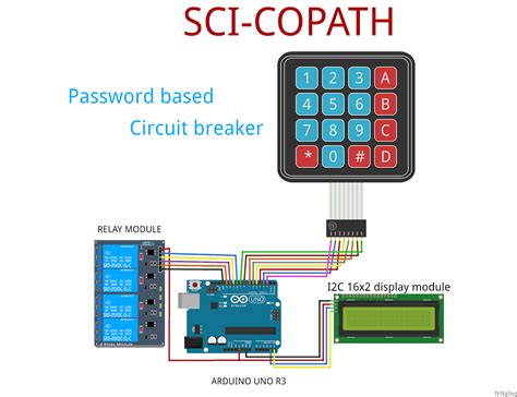 password based circuit breaker using arduino