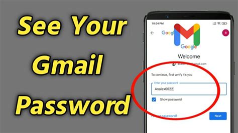 password for gmail examples