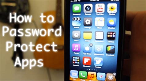 password protect picture folder iphone
