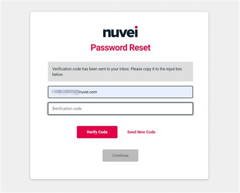 password verification code
