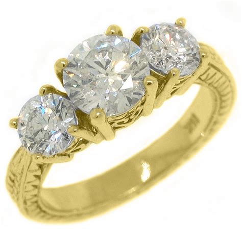 past present future diamond engagement rings