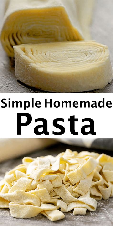 Pasta From Scratch Without Eggs