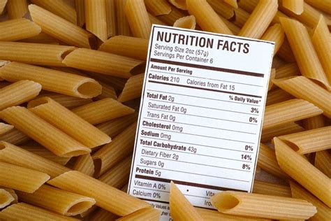 Pasta Nutrition Value