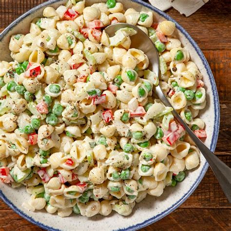 Pasta Salad Shells Peas