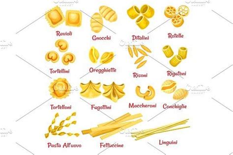 Pasta Type Four Letters