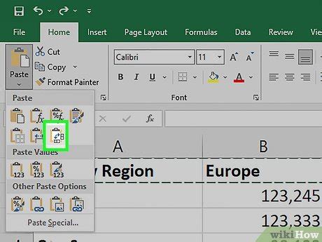 paste transpose option not coming in excel