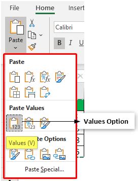 5 Excel Paste Value Shortcuts