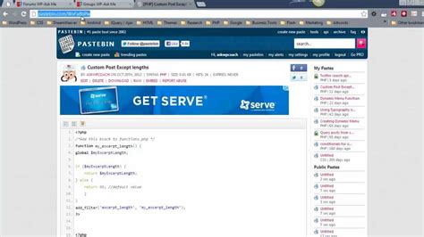 Pastebin Search Function